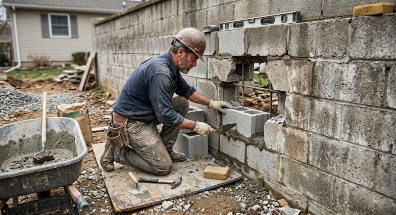 Block Wall Repair in Clayton County, GA