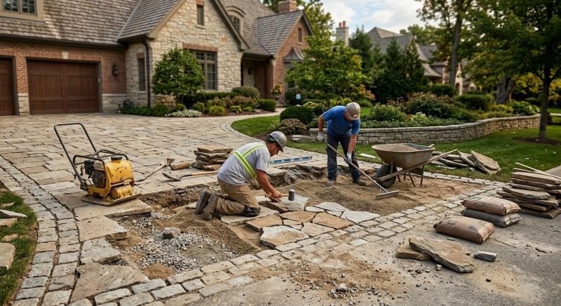 Brick Driveway Repair in Conyers, GA
