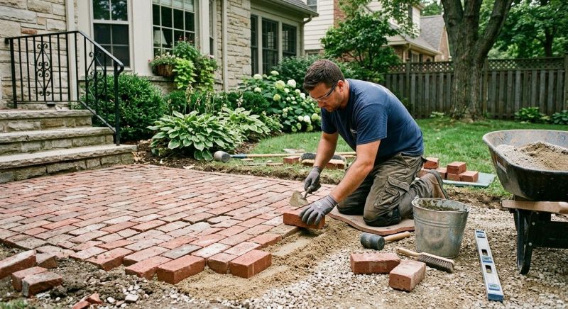 Brick Flatwork Repair in Grayson, GA
