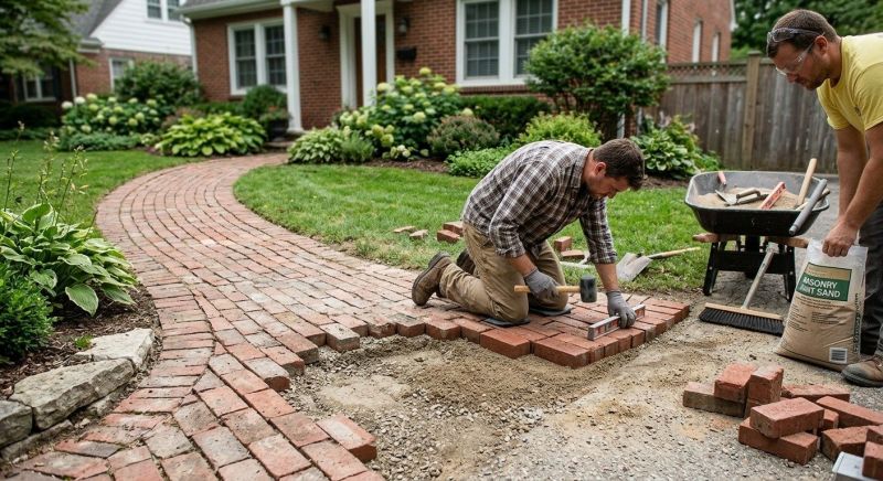Brick Hardscape Repair in Conyers, GA