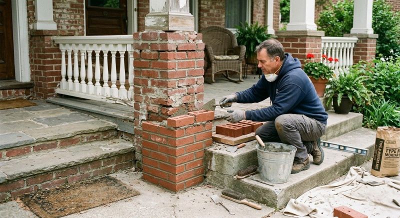 Brick Stairs Repair in Hampton, GA