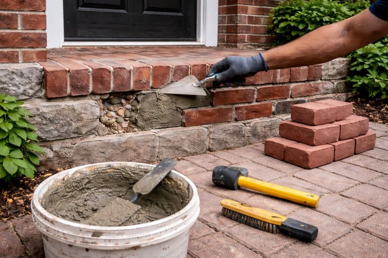 Brick Stoop Repair in Conyers, GA