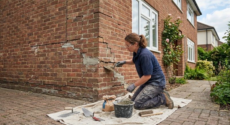 Brick Wall Repair in Dekalb County, GA