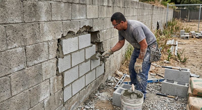 Brick Wall Repair in Lilburn, GA