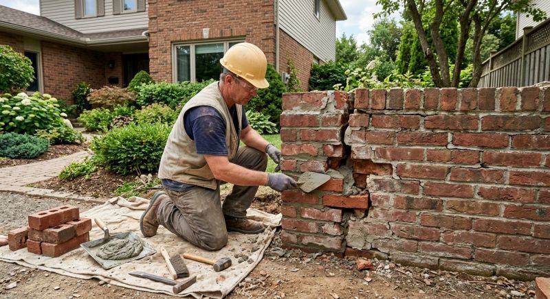 Brick Wall Repair in Snellville, GA