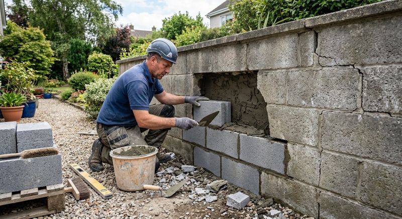 Concrete Block Repair in Oxford, GA