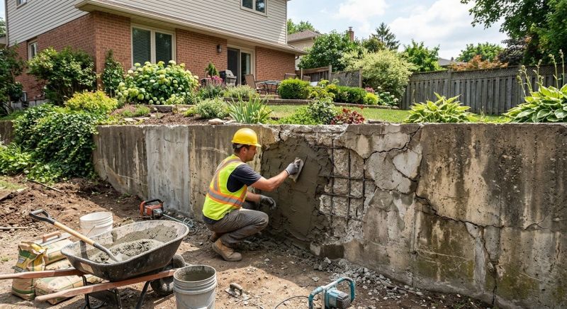 Retaining Wall Repair in Covington, GA