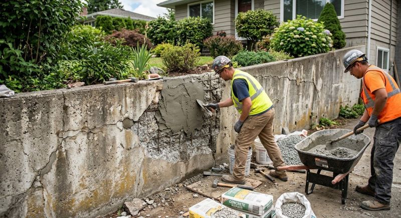 Retaining Wall Repair in Stone Mountain, GA