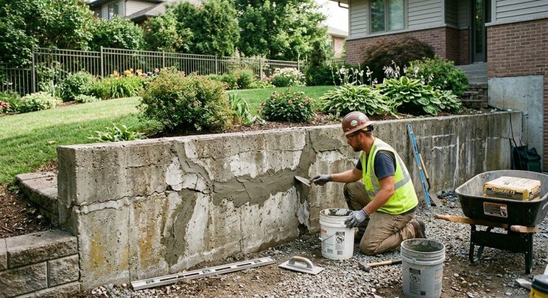 Retaining Wall Repair in Stone Mountain, GA