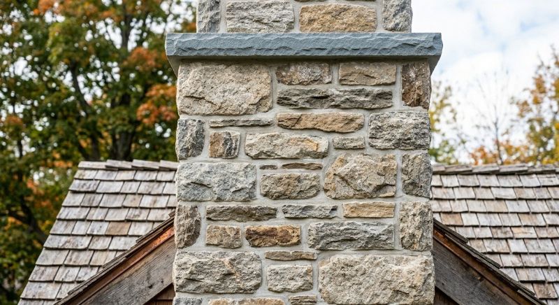 Stone Chimney Installation in Walton County, GA