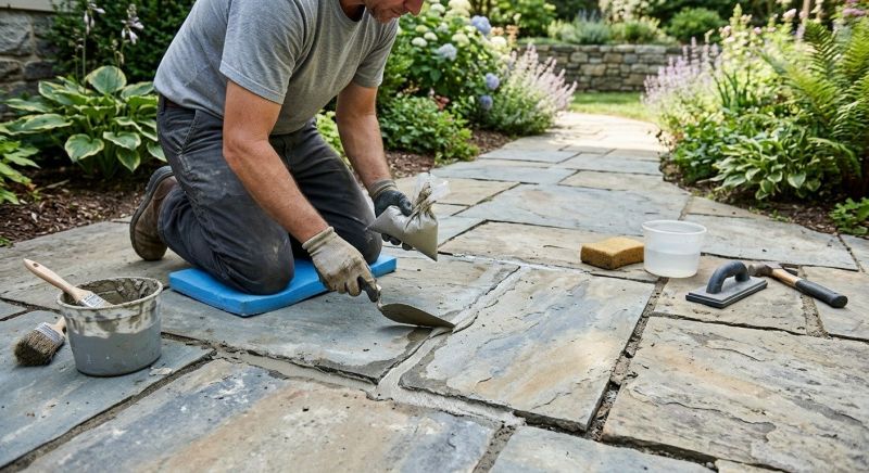 Stone Walkway Repair in Conyers, GA